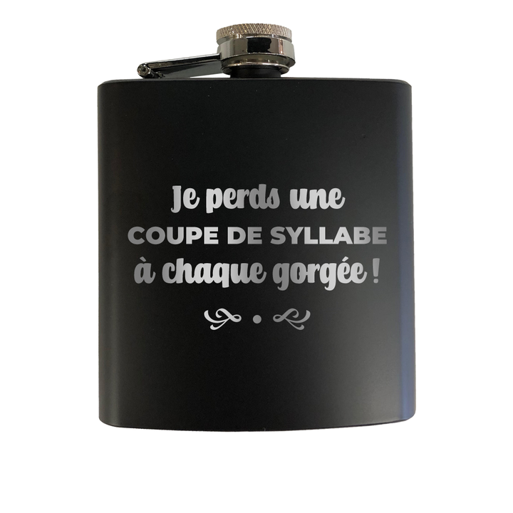 Verre gravé - Je perds une coupe de syllabe