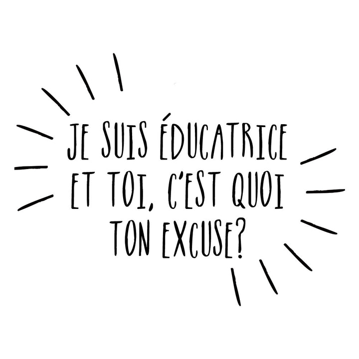 Verre gravé - Je suis Éducatrice