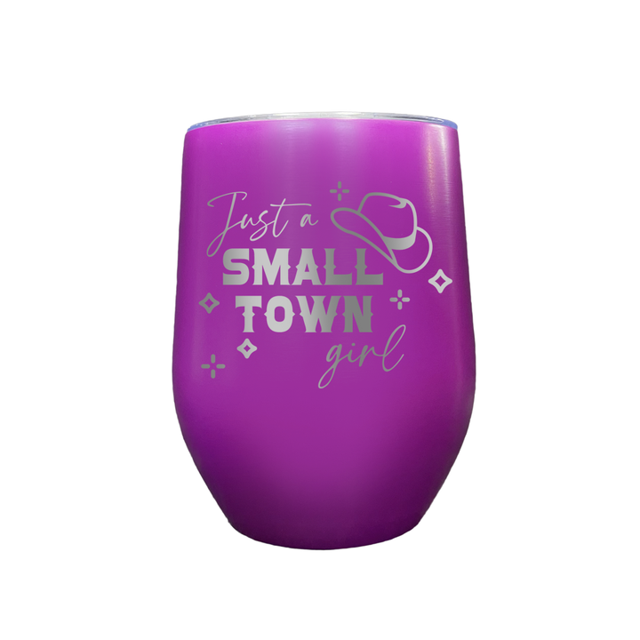 Verre gravé - Just a small town girl