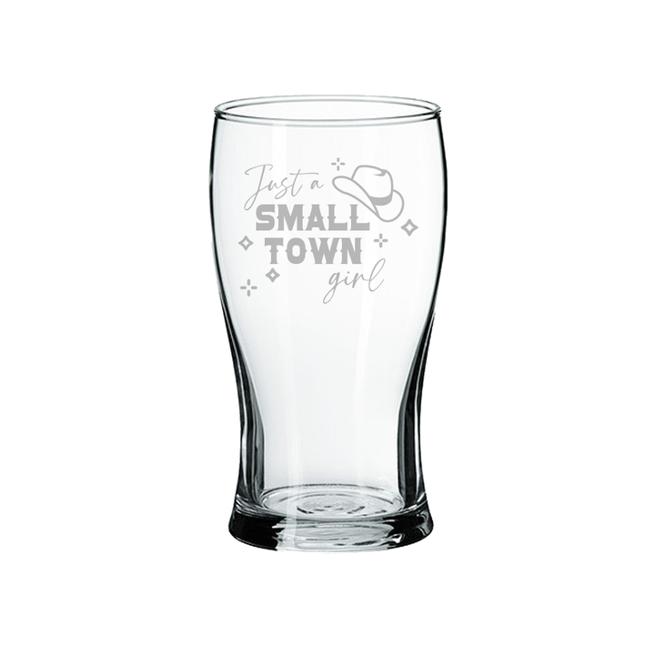 Verre gravé - Just a small town girl