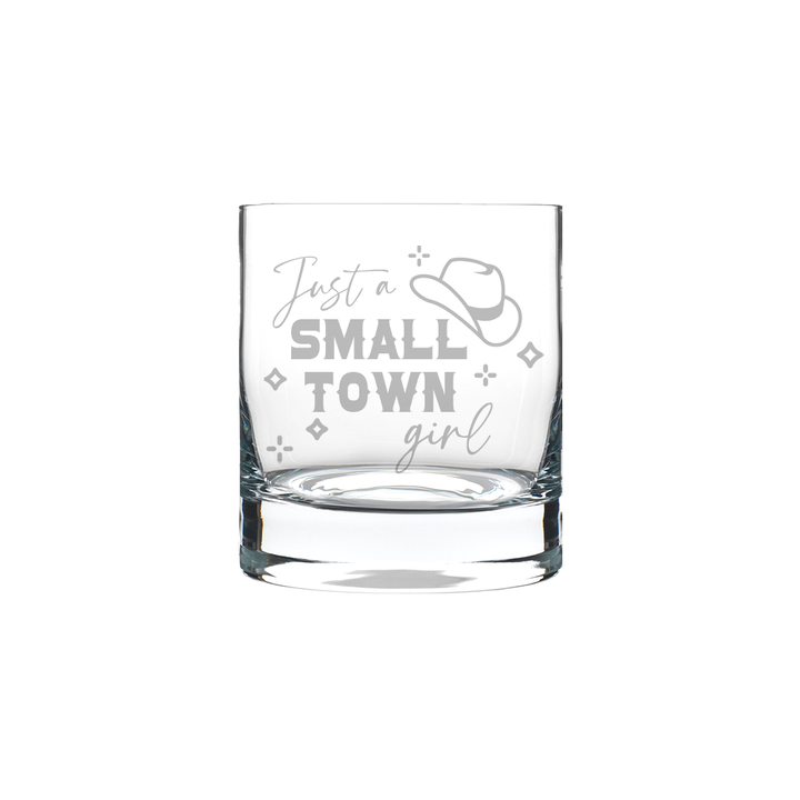 Verre gravé - Just a small town girl