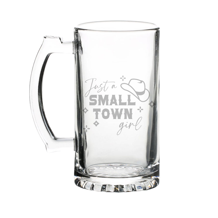 Verre gravé - Just a small town girl