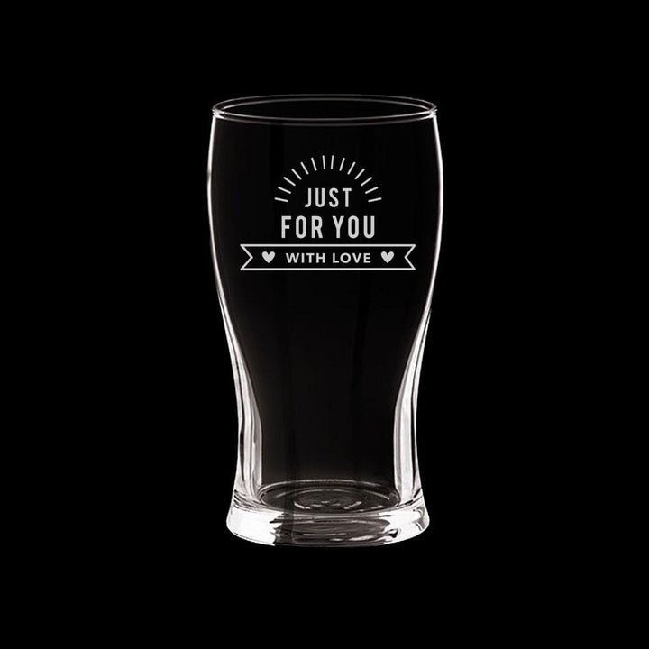 Verre gravé - Just For You