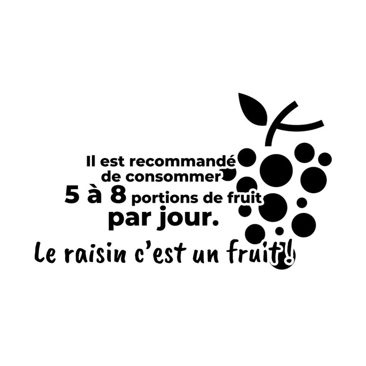 Verre à vin gravé - Portions de fruit