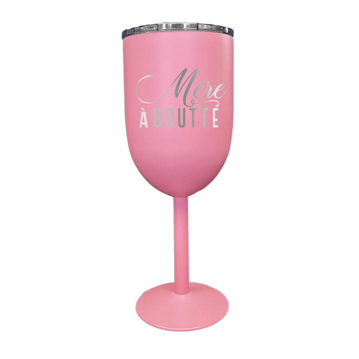 Verre gravé - Mère à boutte