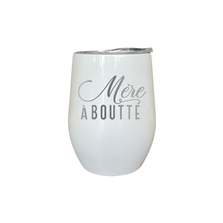 Verre gravé - Mère à boutte