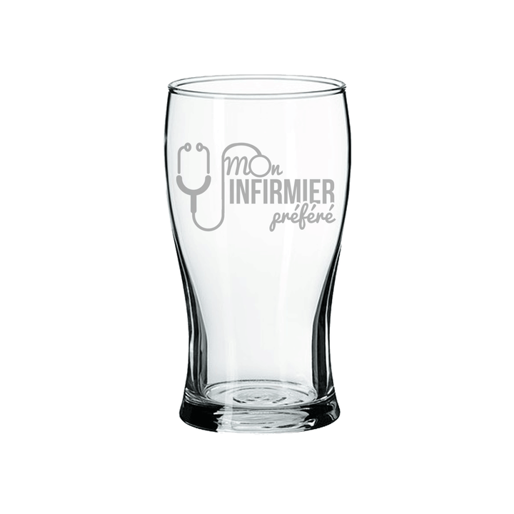 Verre gravé - Mon infirmier préféré