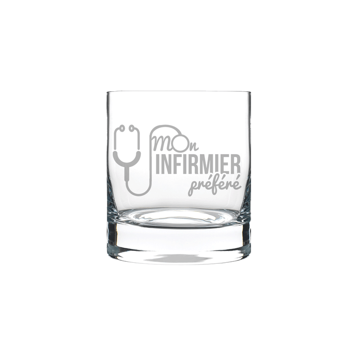 Verre gravé - Mon infirmier préféré