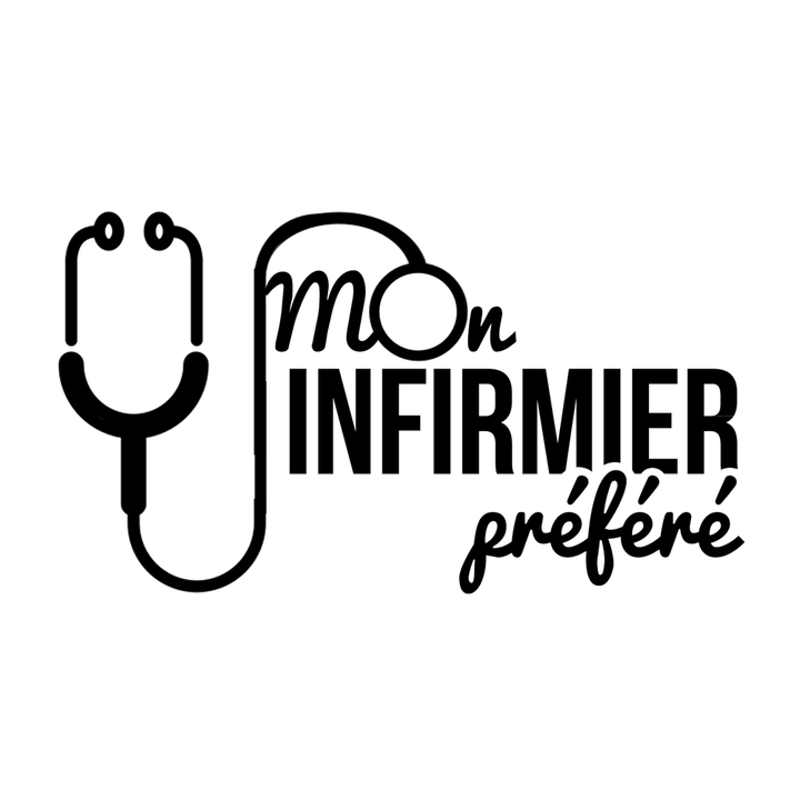 Verre gravé - Mon infirmier préféré