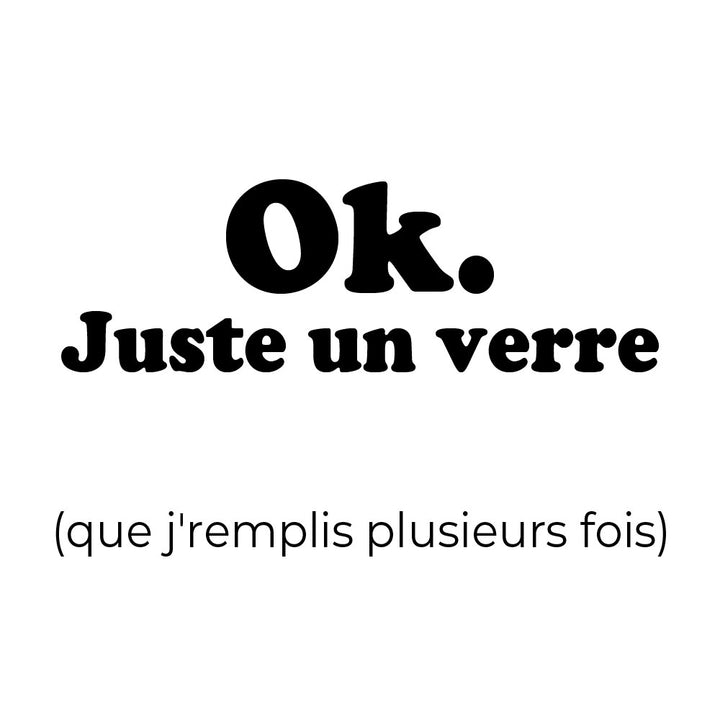 Verre gravé - Juste un verre