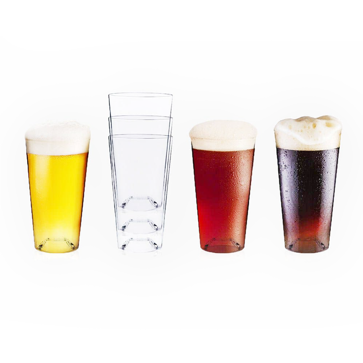 Pinte à bière en plastique souple (Boîte de 6)