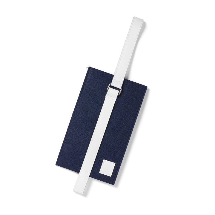 Sac à vin en feutre BISTRO - Bleu Marine