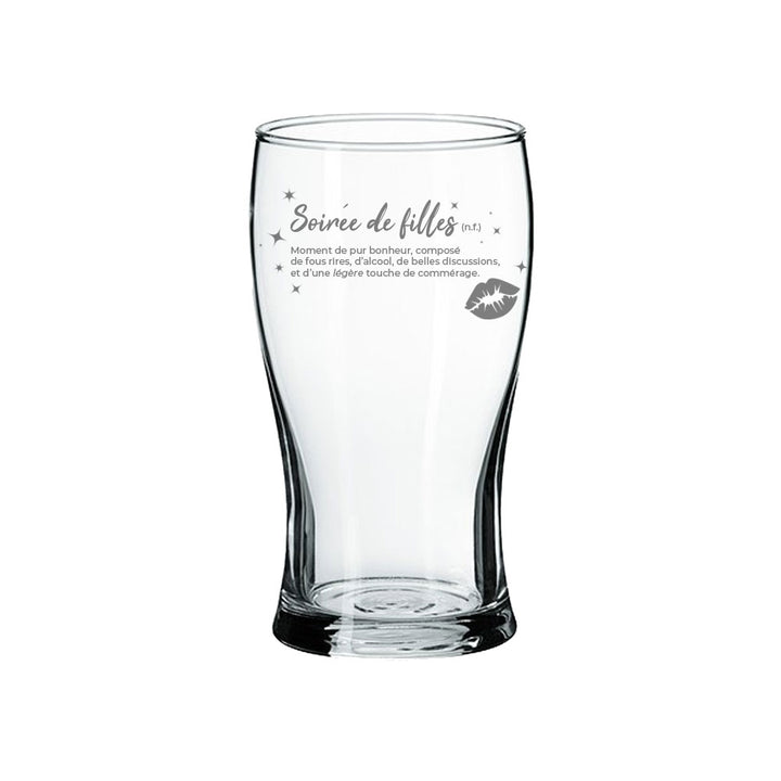 Verre gravé - Soirée de filles