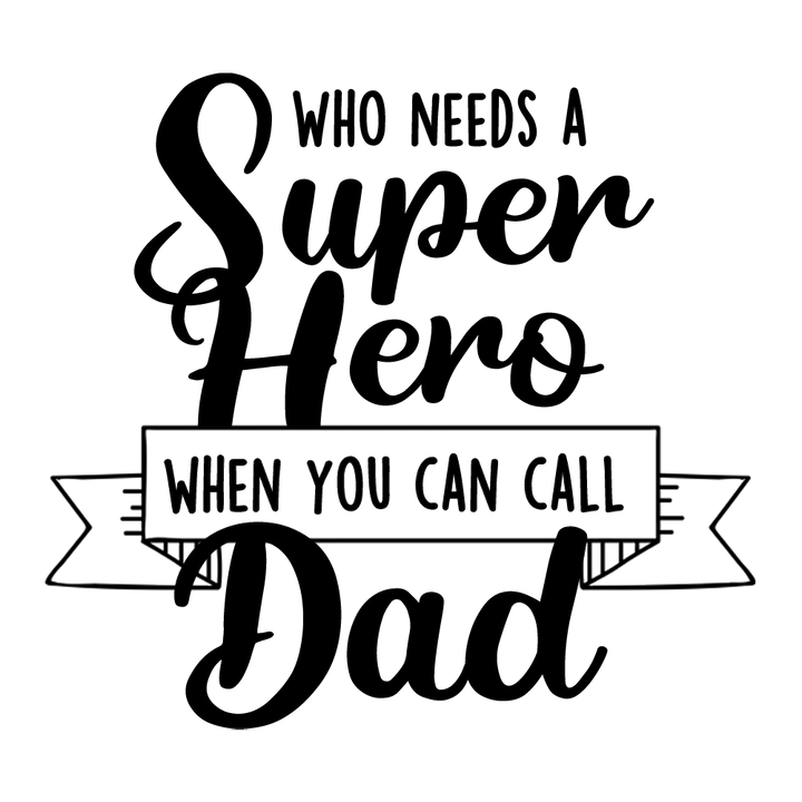 Verre gravé - Super Dad