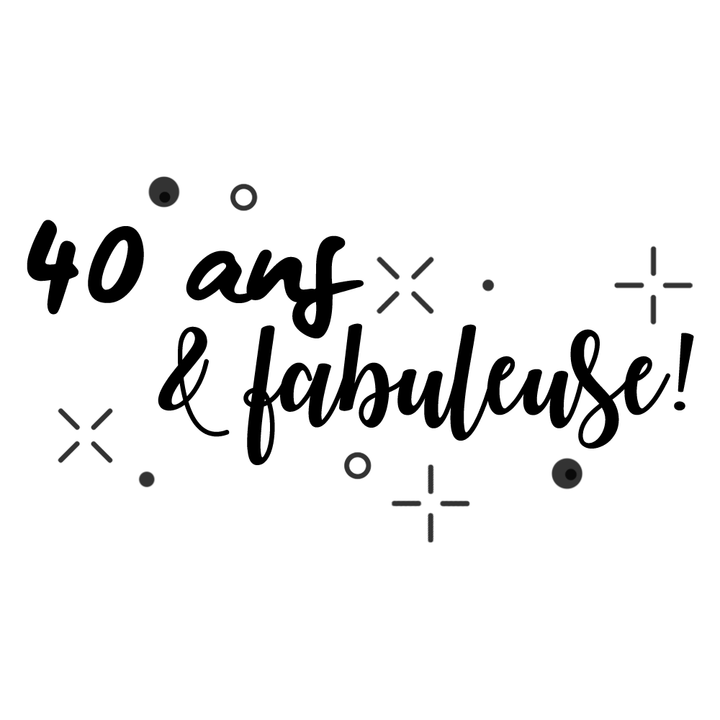 Verre gravé - 40 ans & fabuleuse