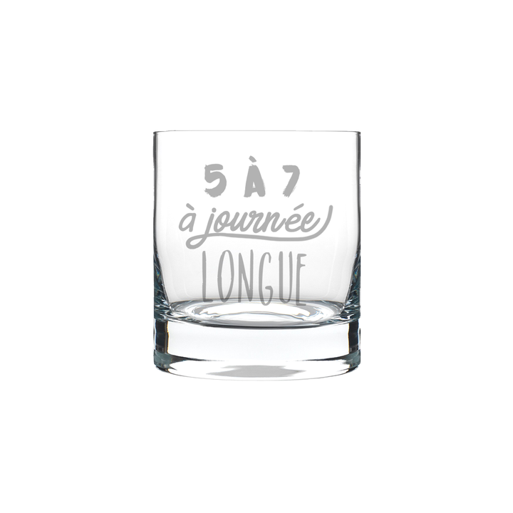 Verre gravé - 5 à 7 à journée longue