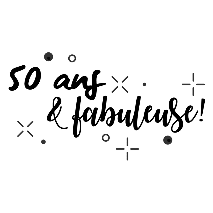 Verre gravé - 50 ans & fabuleuse!