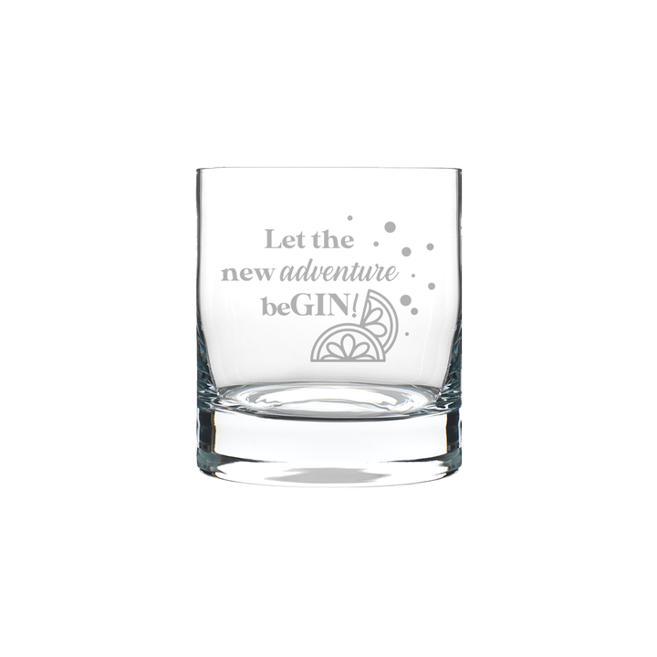 Verre old fashioned gravé - Adventure beGIN