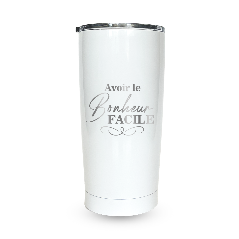 Verre gravé - avoir le bonheur facile