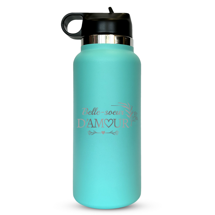 Verre gravé - Belle-soeur d'amour!