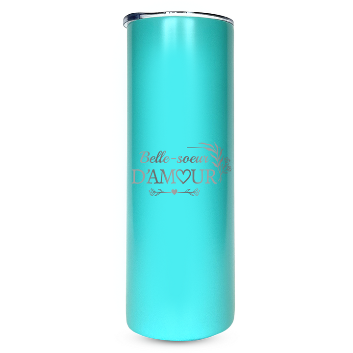 Verre gravé - Belle-soeur d'amour!