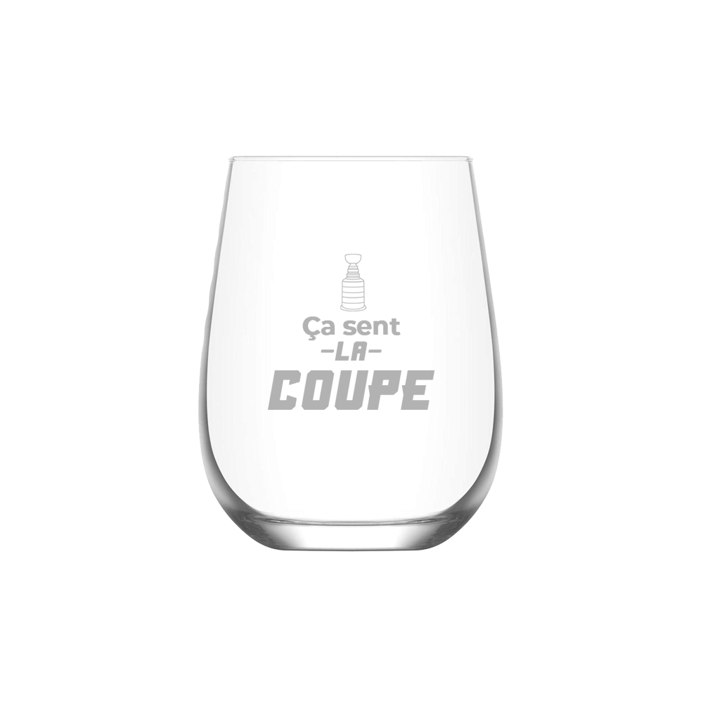 Verre gravé - Ça sent la coupe