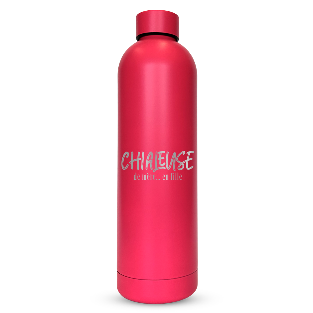 Verre gravé - Chialeuse de mère... en fille