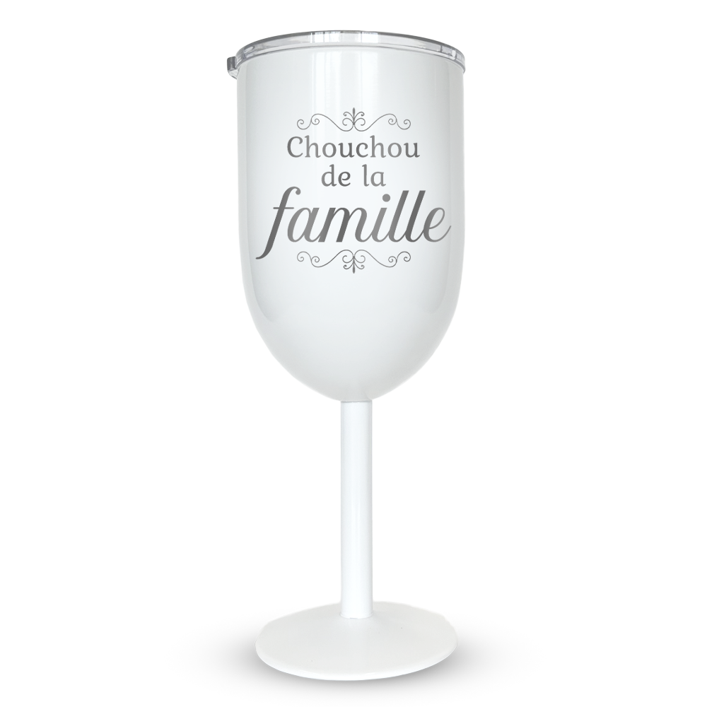 Verre gravé - Chouchou de la famille