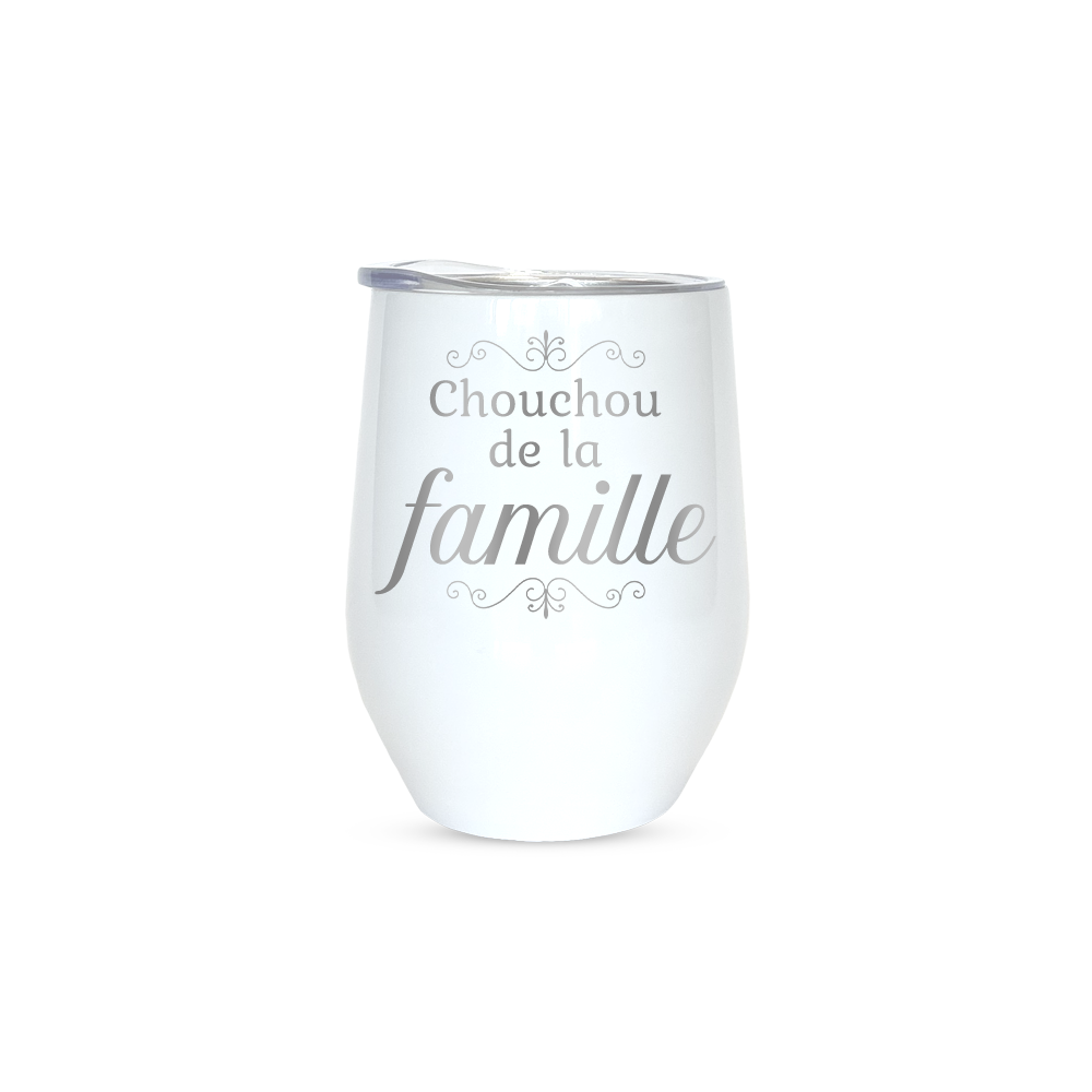 Verre gravé - Chouchou de la famille