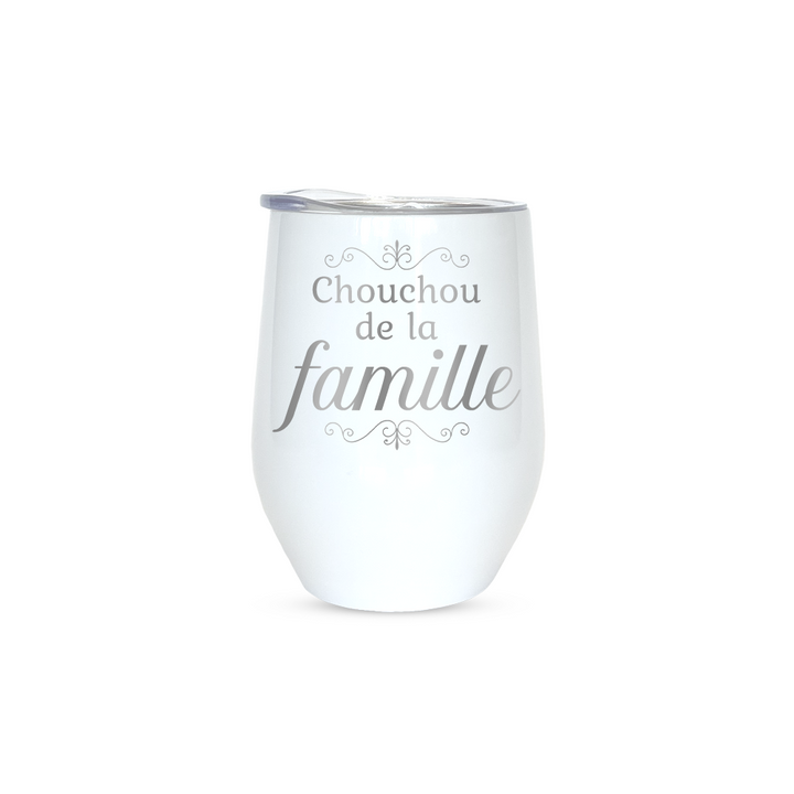 Verre gravé - Chouchou de la famille