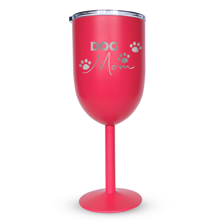 Verre gravé  - Dog Mom