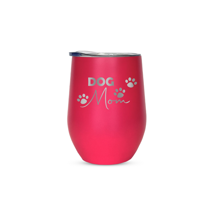 Verre gravé  - Dog Mom