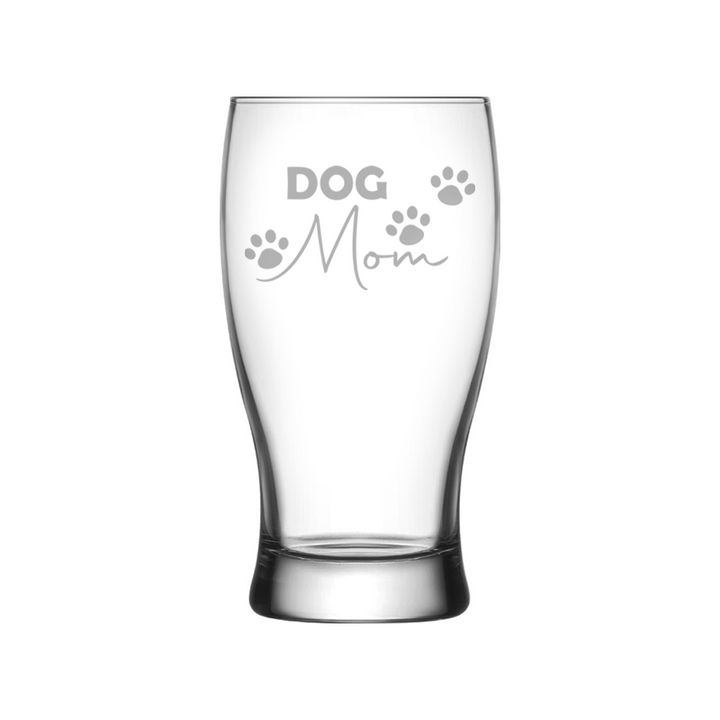 Verre gravé  - Dog Mom