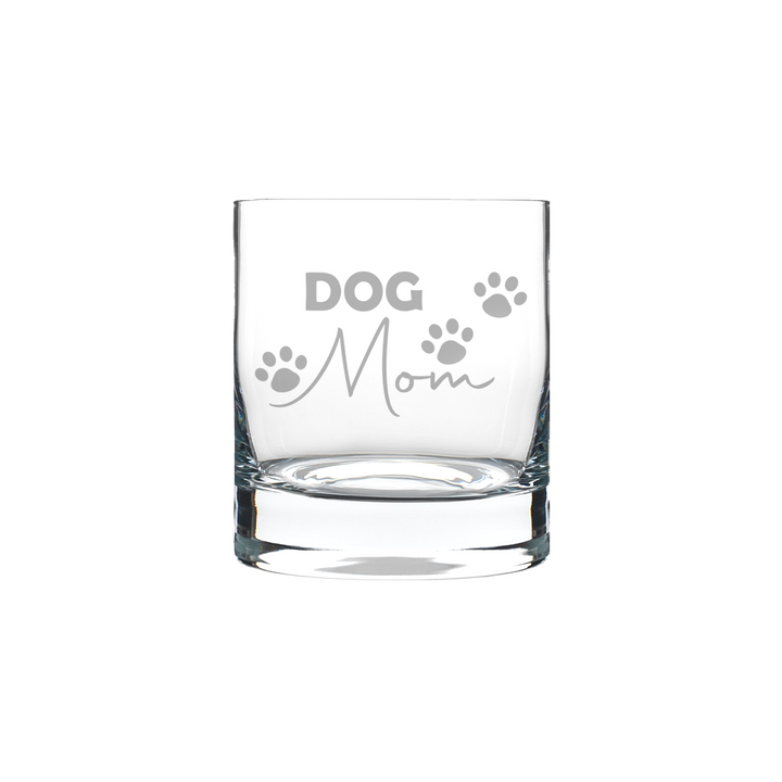 Verre gravé  - Dog Mom