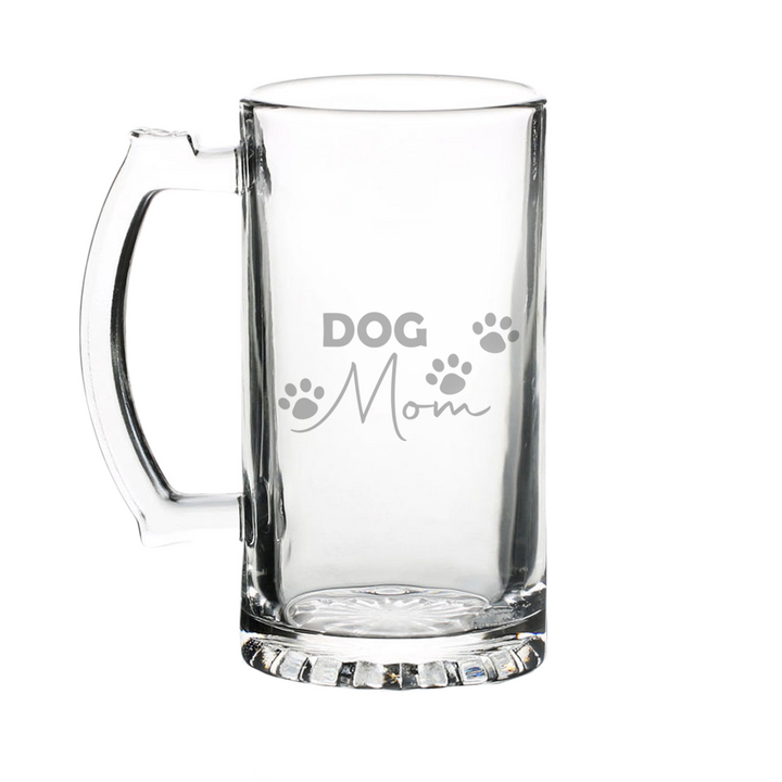 Verre gravé  - Dog Mom