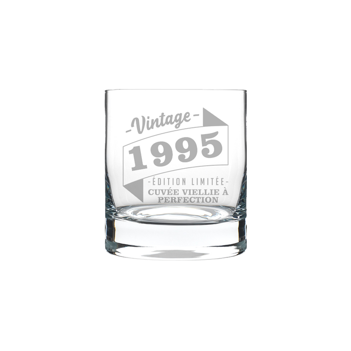 Verre gravé - Édition limitée | Vintage