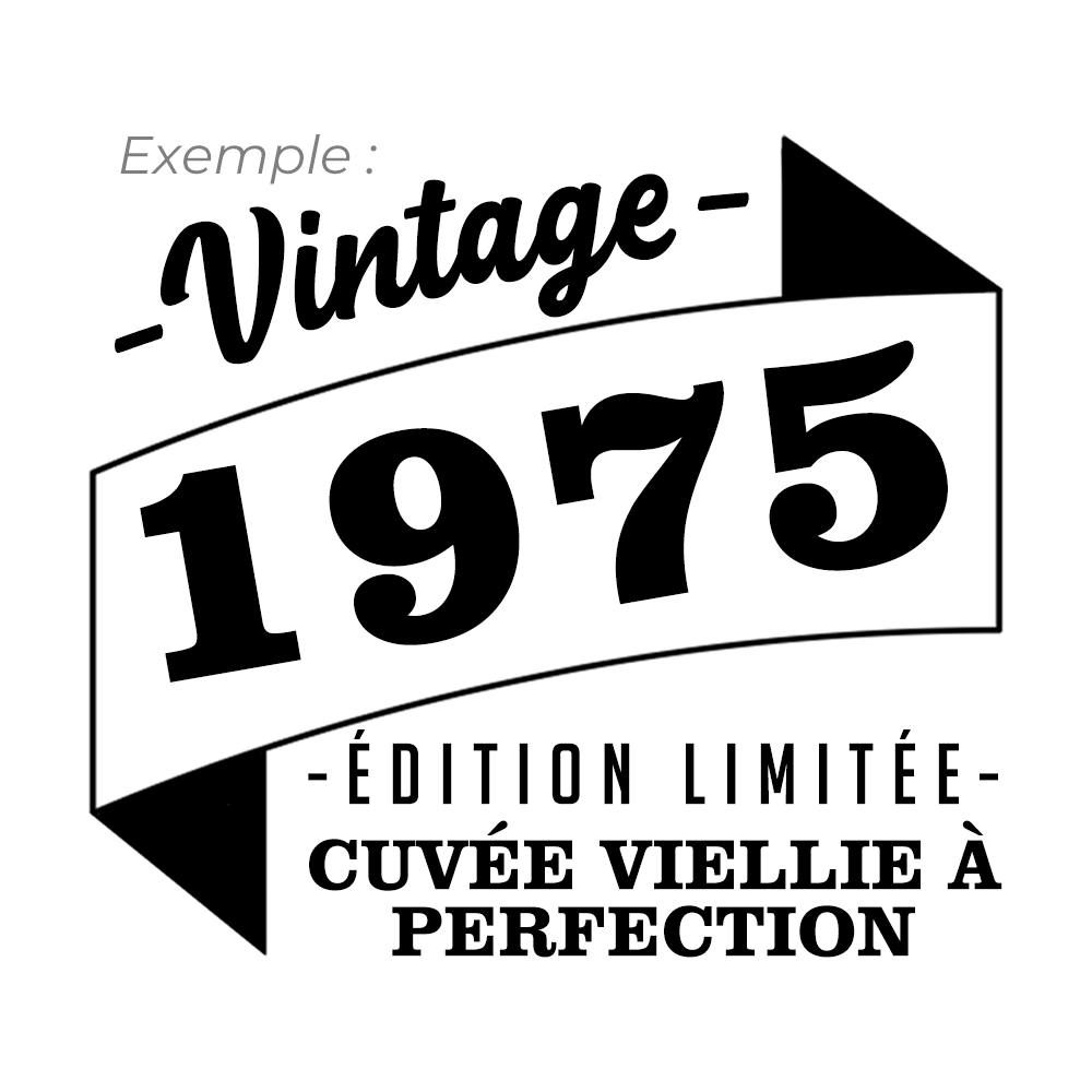 Verre gravé - Édition limitée | Vintage