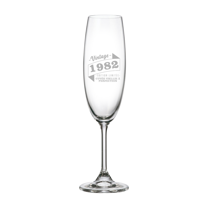 Verre gravé - Édition limitée | Vintage