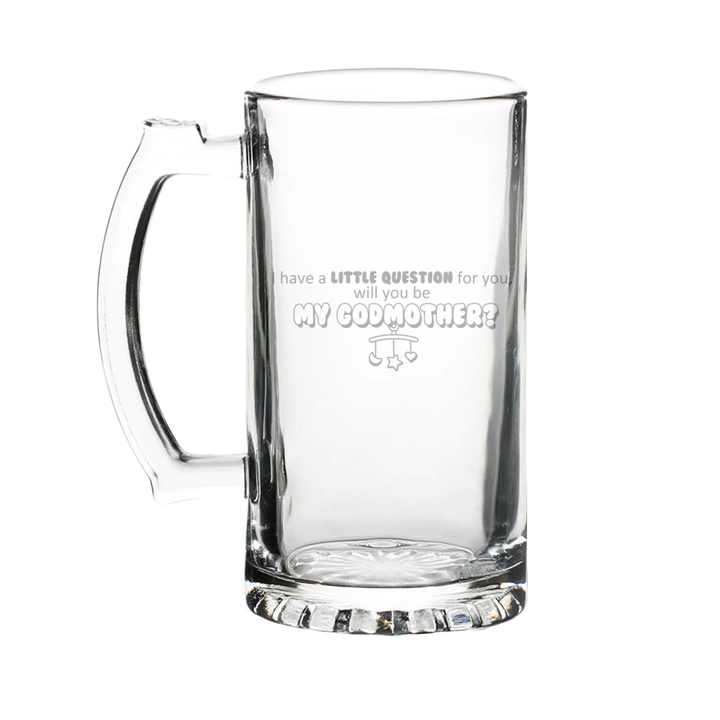 Verre gravé - I have a little question? GODMOTHER
