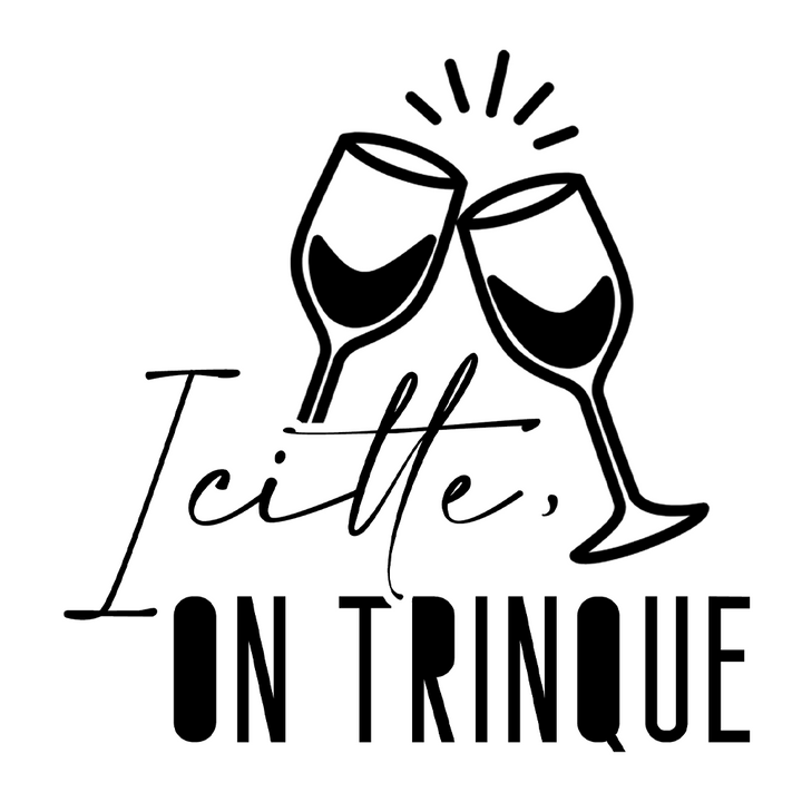 Verre gravé - Icitte, on trinque