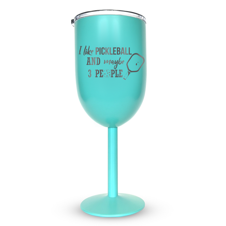 Verre gravé - I like Pickleball