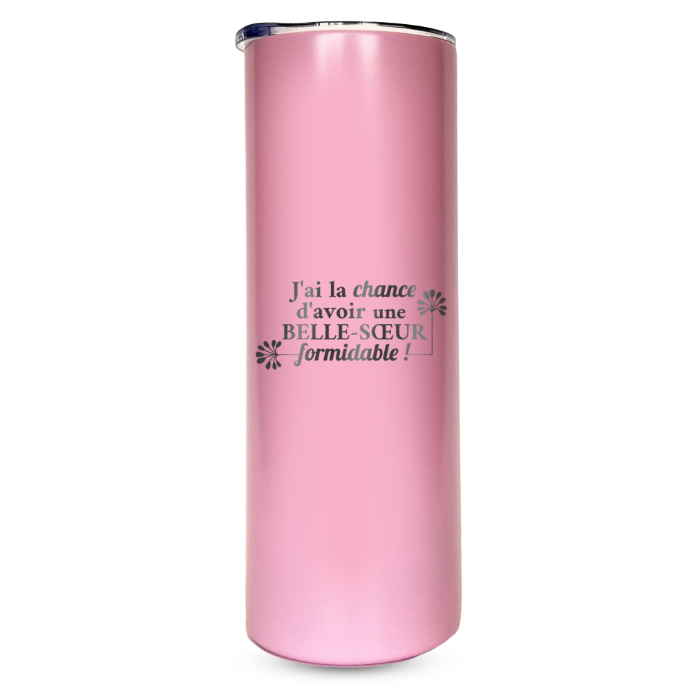 Verre gravé - J'ai la chance d'avoir une belle-soeur formidable