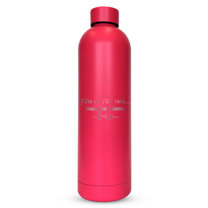 Verre gravé - J'dis ça, j'dis rien