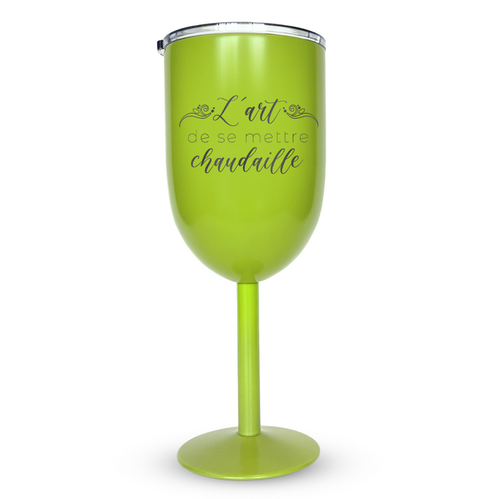 Verre gravé - L'art de se mettre chaudaille