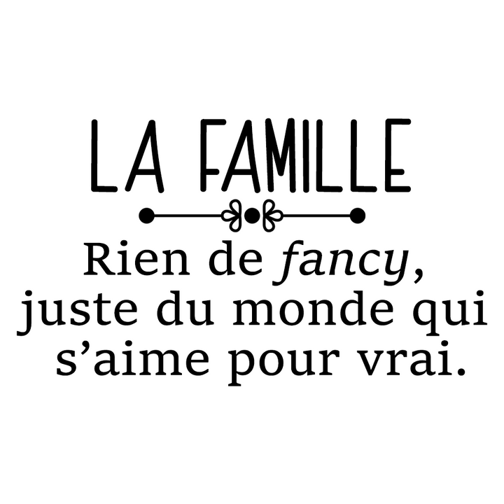 Verre gravé - La famille, rien de fancy