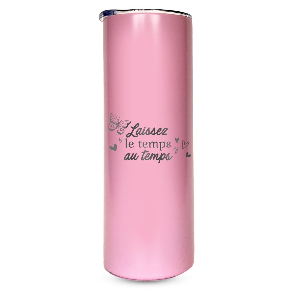 Verre gravé - Laissez le temps au temps