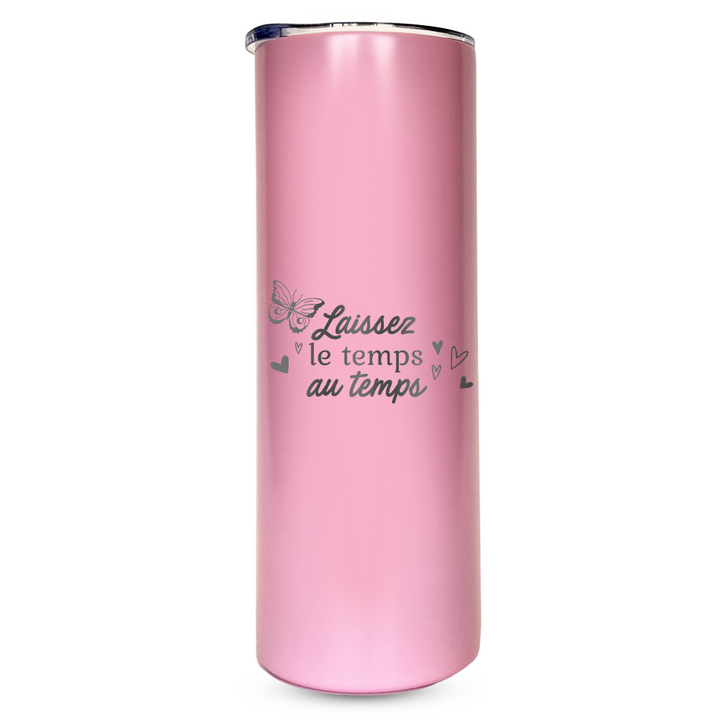 Verre gravé - Laissez le temps au temps