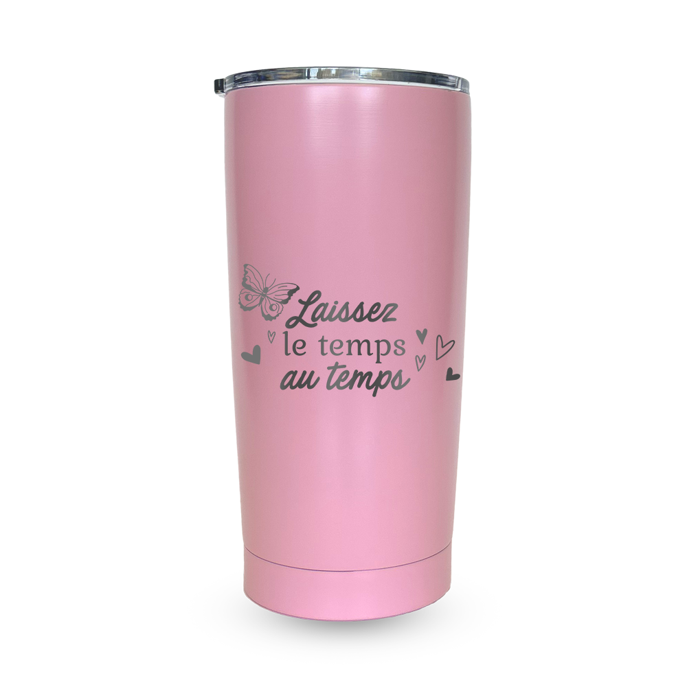 Verre gravé - Laissez le temps au temps