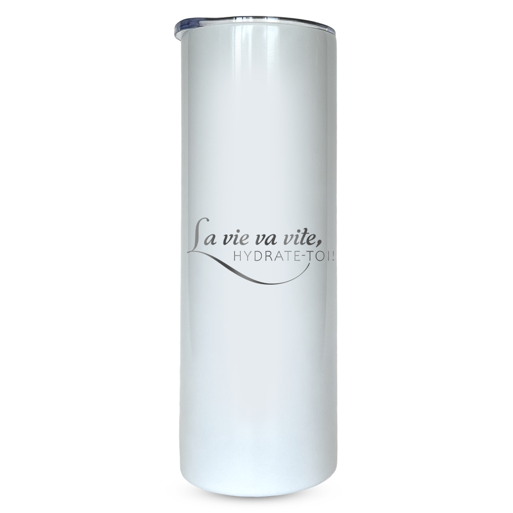 Verre Gravé - La vie va vite, hydrate-toi!