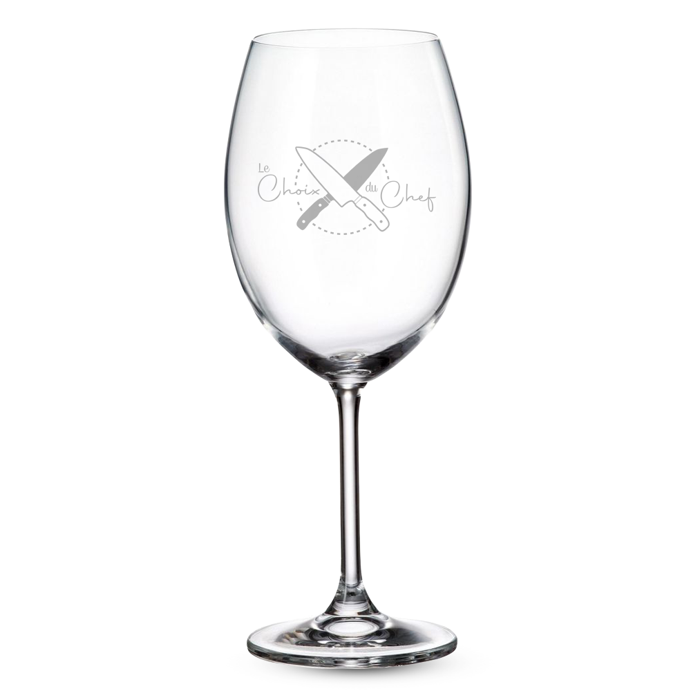 Verre gravé - Le Choix du Chef